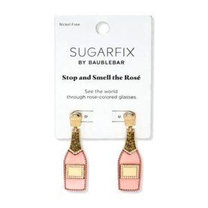 SUGAR FIX "STOP AND SMELL THE ROSE" EARRINGS (Nickel Free) ~ NEW!!!